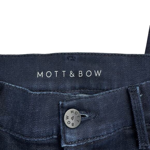 Mott & Bow High-Rise Skinny Dark Wash Stretch Comfy Jeans Women's Size 29 - Picture 6 of 8